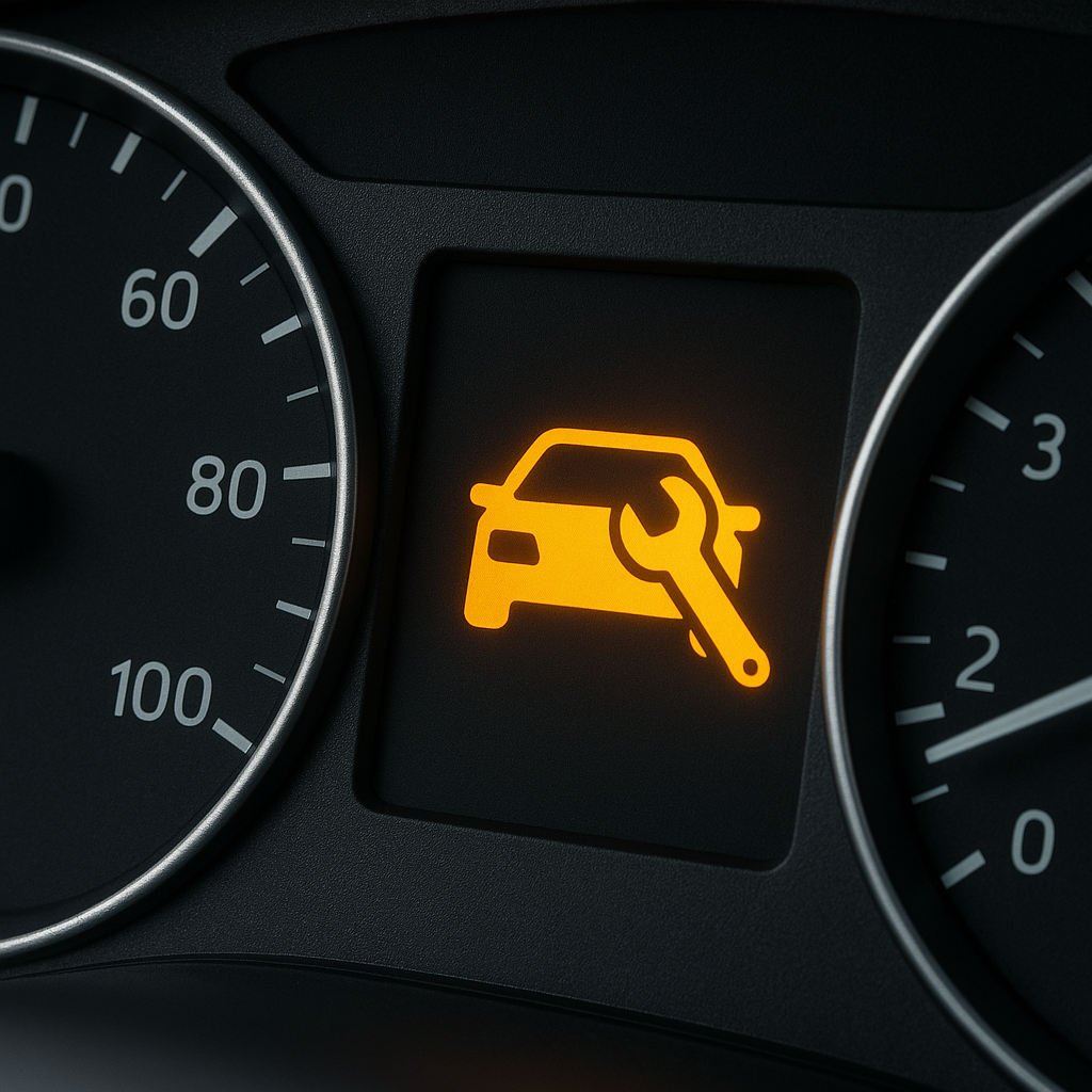 Motor vehicle service notification